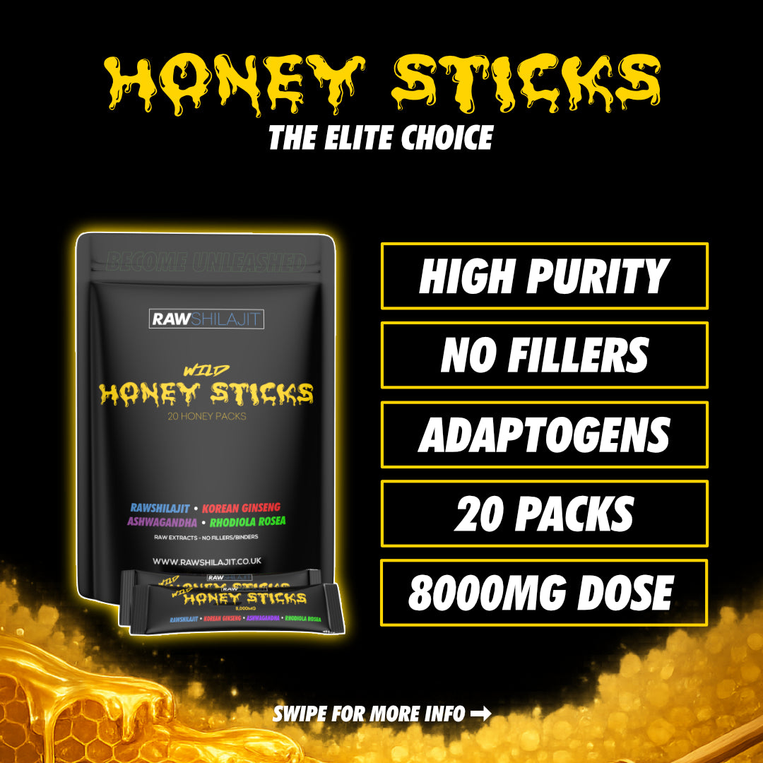 RAWSHILAJIT Wild Honey Sticks
